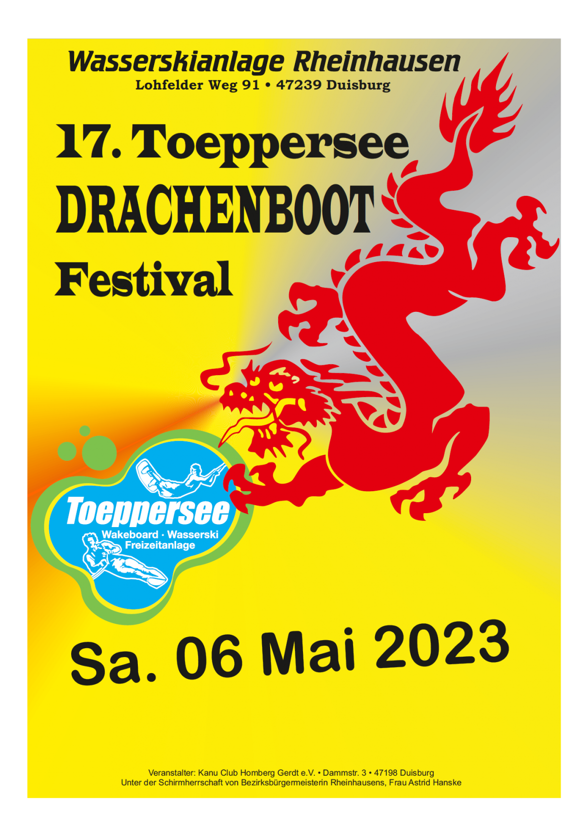 17. Toeppersee Drachenboot Festival -> weitere Infos
